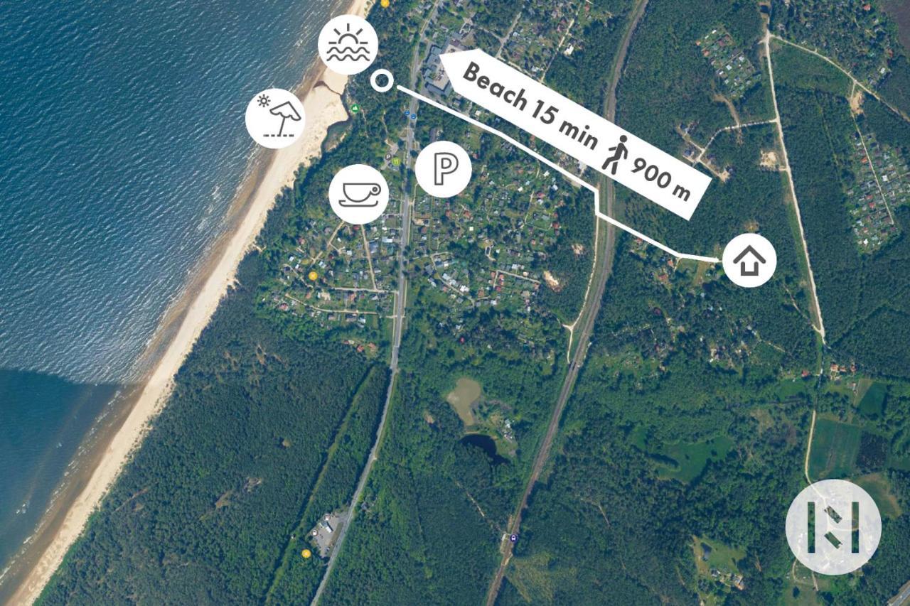 Отель Rabarberi Lv Just 15Min Walk To Seaside Саулкрасты Экстерьер фото